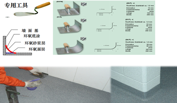 环氧彩砂地面施工