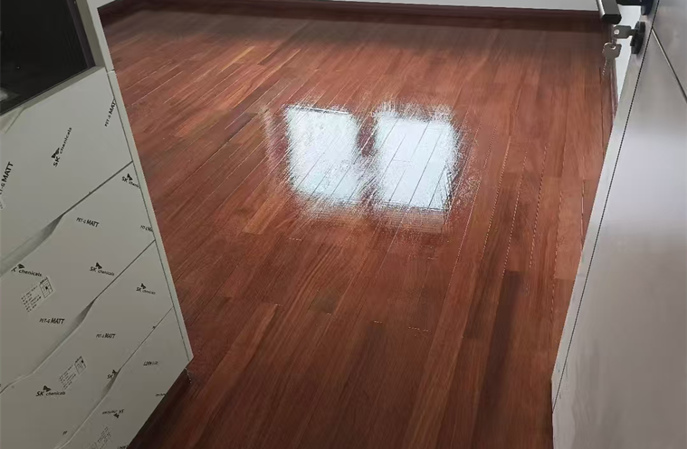 塑立得对木地板翻新后